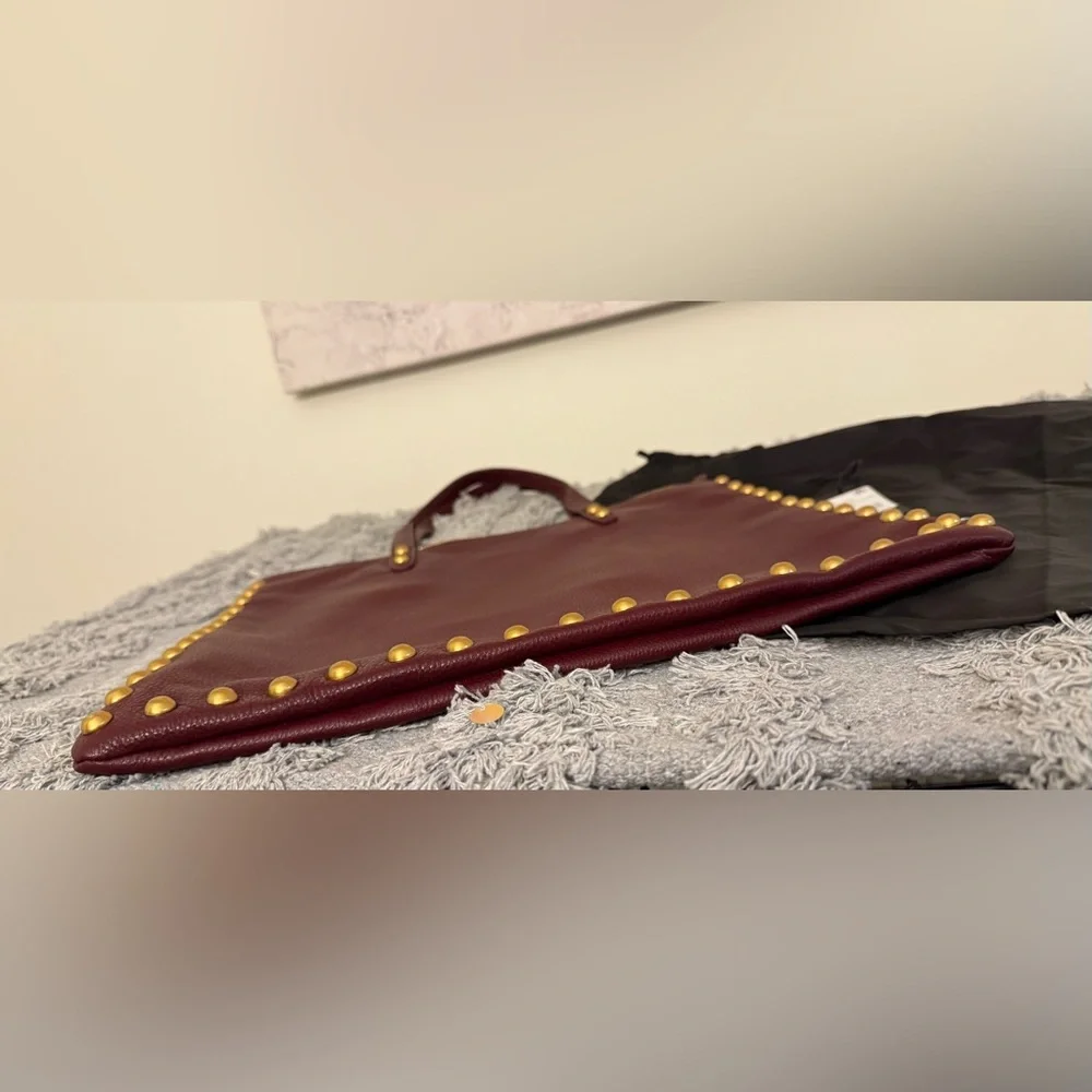 Rebecca Minkoff Milan Tote with Studs in Port - Picture 10 of 12